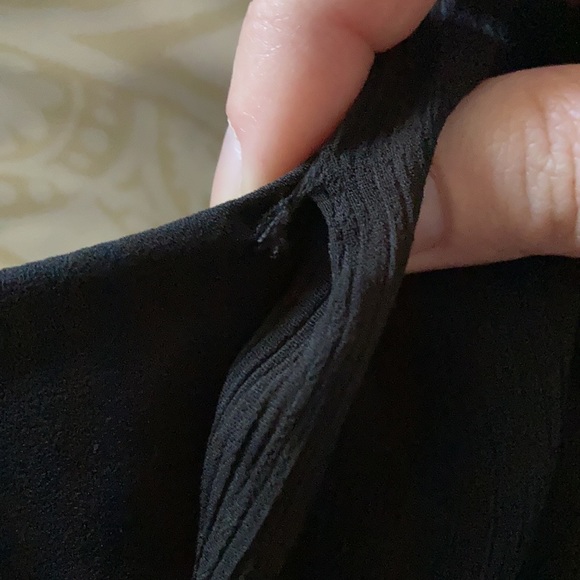 BCBGeneration One Shoulder Black Ruffles Pleated Mini Dress in Women’s Size 6 - Picture 5 of 11